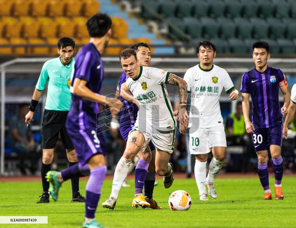 (SP)CHINA-MEIZHOU-FOOTBALL-CSL-TIANJIN VS BEIJING (CN)
