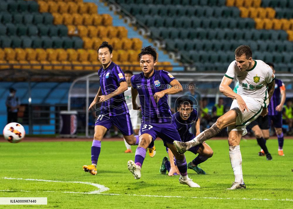 (SP)CHINA-MEIZHOU-FOOTBALL-CSL-TIANJIN VS BEIJING (CN)
