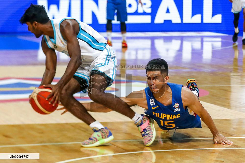 (SP)PHILIPPINES-PASAY CITY-FIBA WORLD CUP-ASIAN QUALIFIERS-PHI VS IND