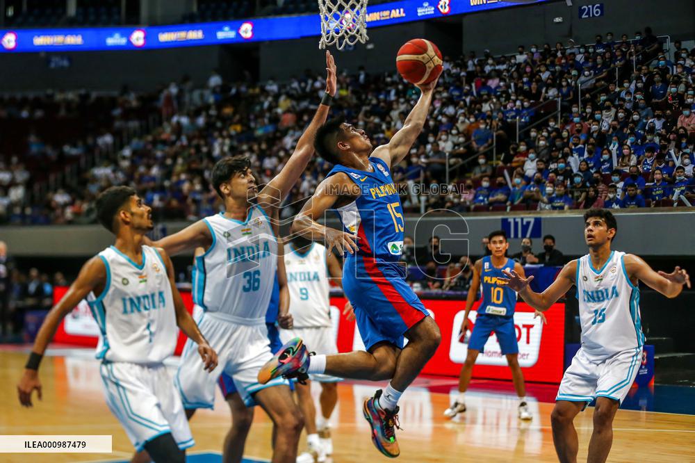 (SP)PHILIPPINES-PASAY CITY-FIBA WORLD CUP-ASIAN QUALIFIERS-PHI VS IND