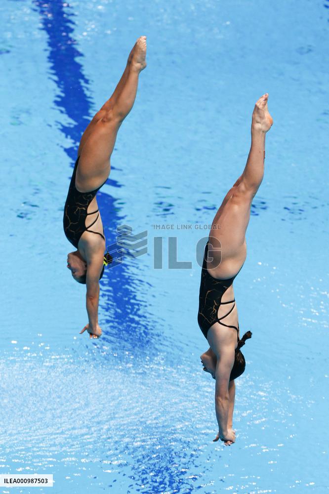 (SP)HUNGARY-BUDAPEST-FINA WORLD CHAMPIONSHIPS-DIVING-WOMEN'S 3M SYNCHRONISED