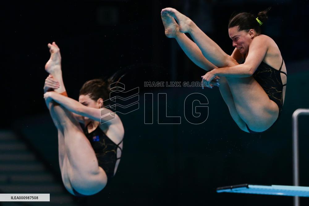 (SP)HUNGARY-BUDAPEST-FINA WORLD CHAMPIONSHIPS-DIVING-WOMEN'S 3M SYNCHRONISED