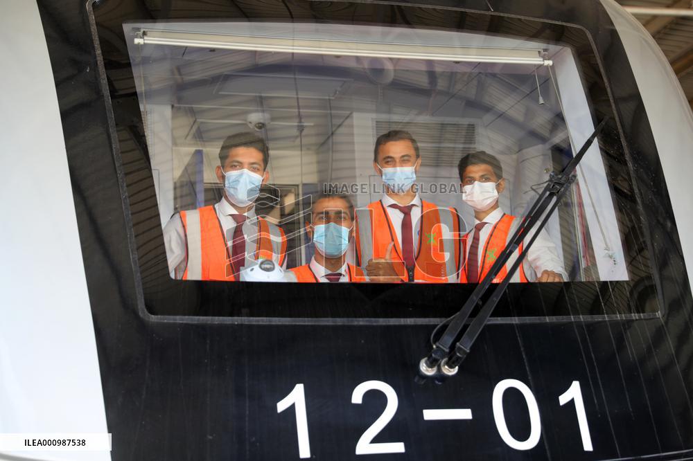 EGYPT-CAIRO-CHINA-MADE LRT-TRIAL RUNNING