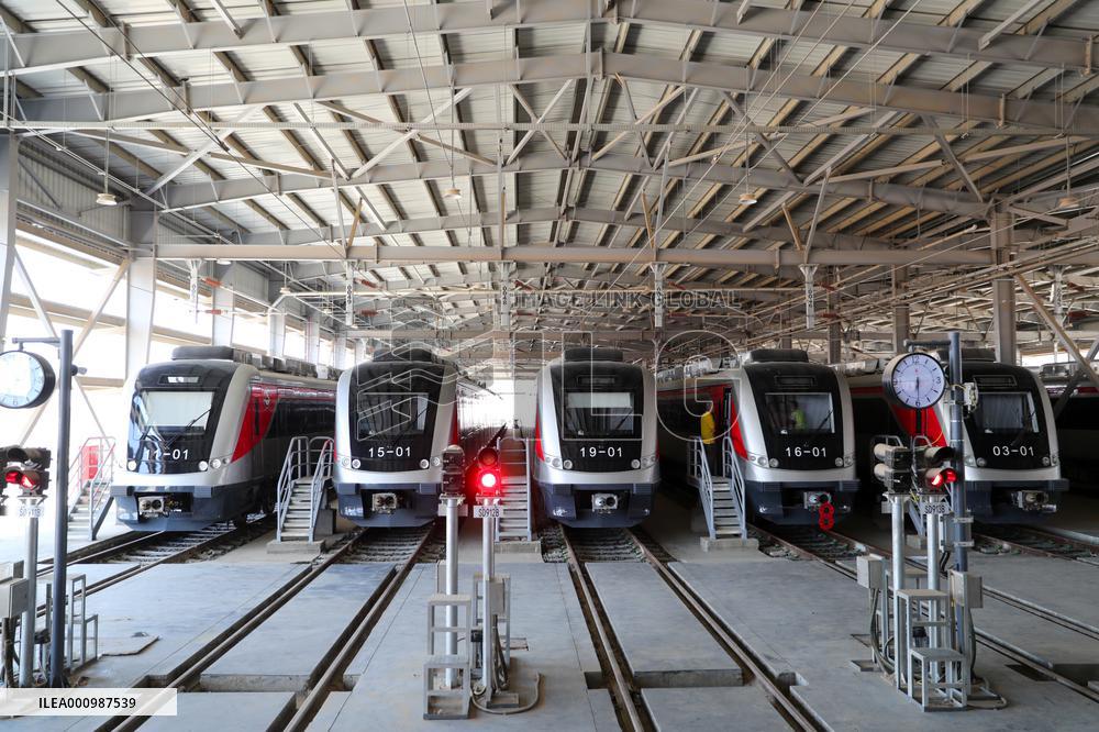 EGYPT-CAIRO-CHINA-MADE LRT-TRIAL RUNNING