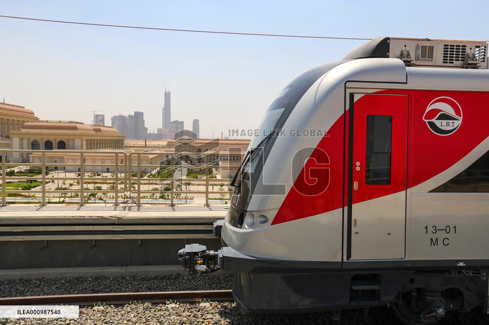 EGYPT-CAIRO-CHINA-MADE LRT-TRIAL RUNNING