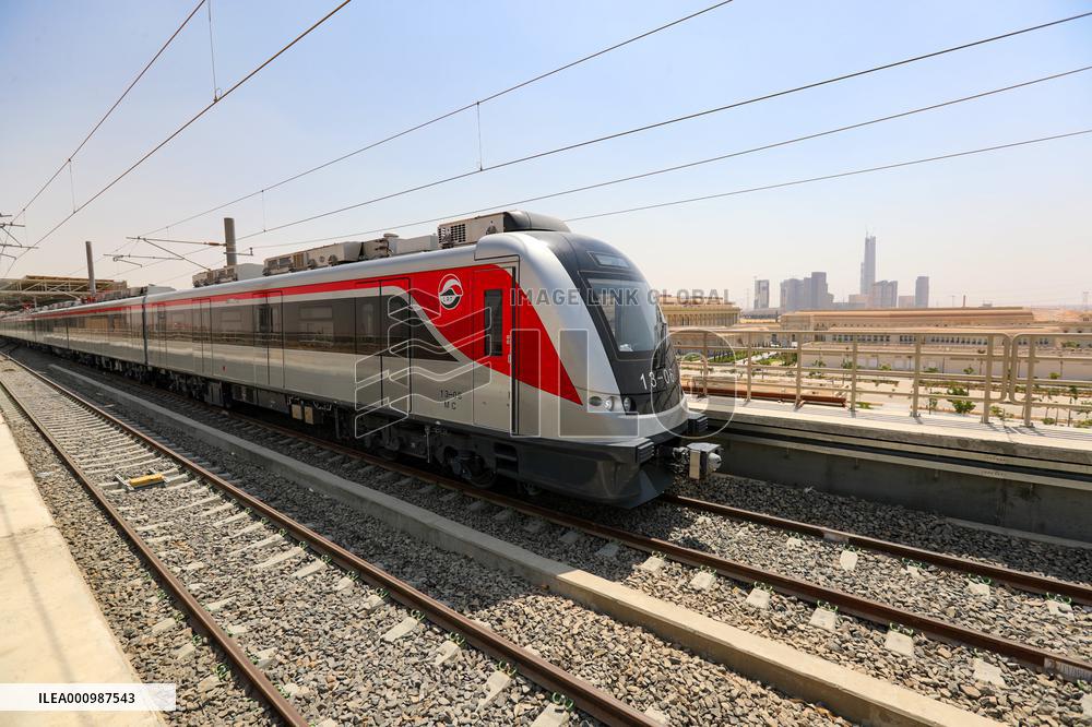 EGYPT-CAIRO-CHINA-MADE LRT-TRIAL RUNNING