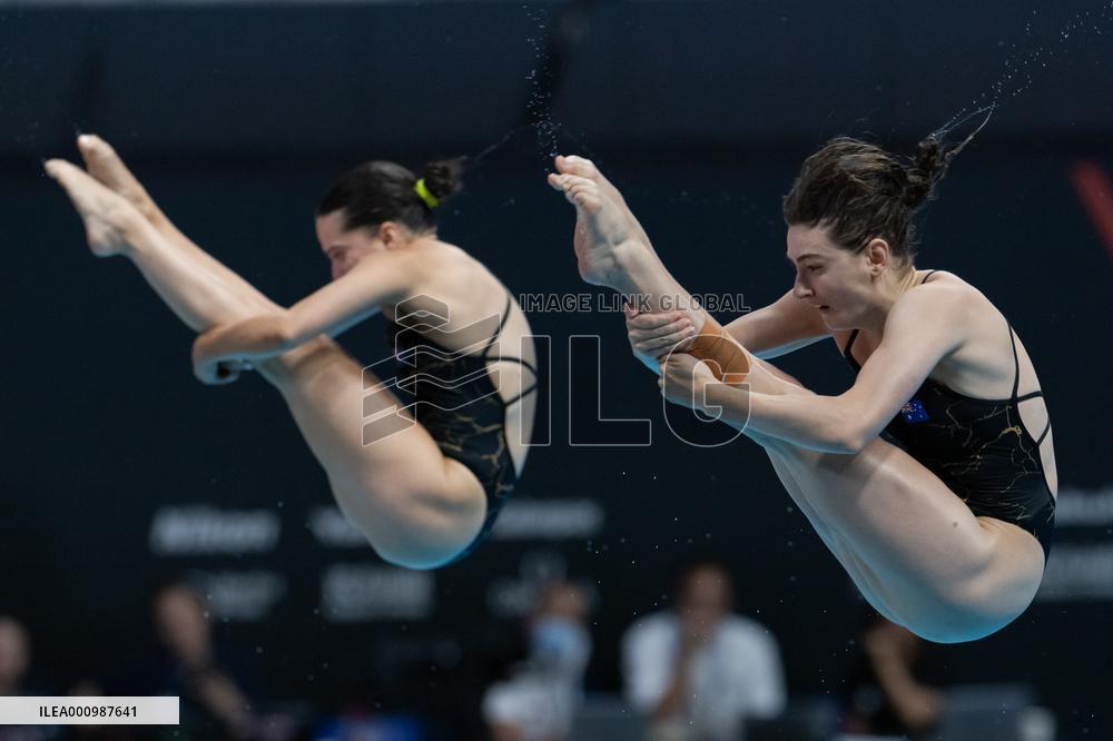 (SP)HUNGARY-BUDAPEST-FINA WORLD CHAMPIONSHIPS-DIVING-WOMEN'S 3M SYNCHRONISED