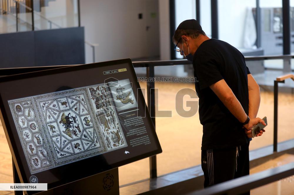 ISRAEL-LOD-ARCHAEOLOGY-MOSAIC