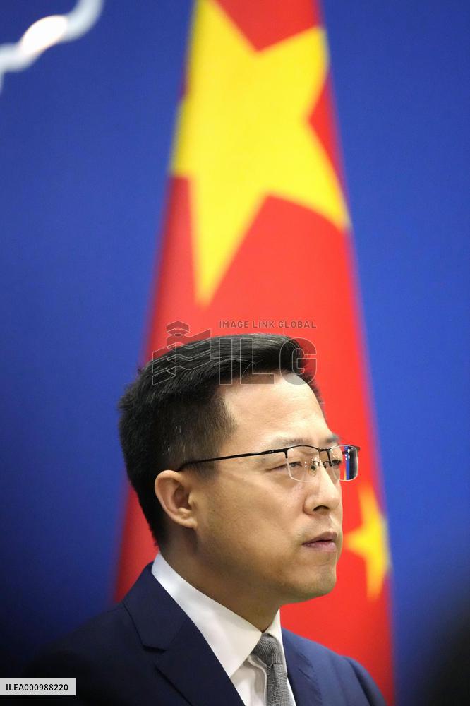 Chinese Foreign Ministry spokesman Zhao