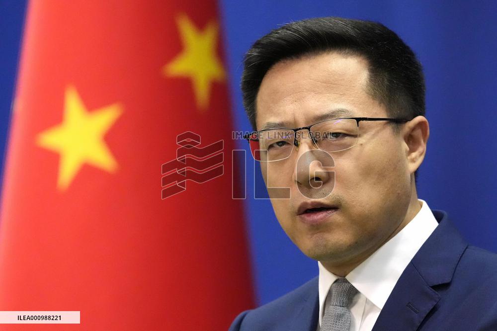 Chinese Foreign Ministry spokesman Zhao