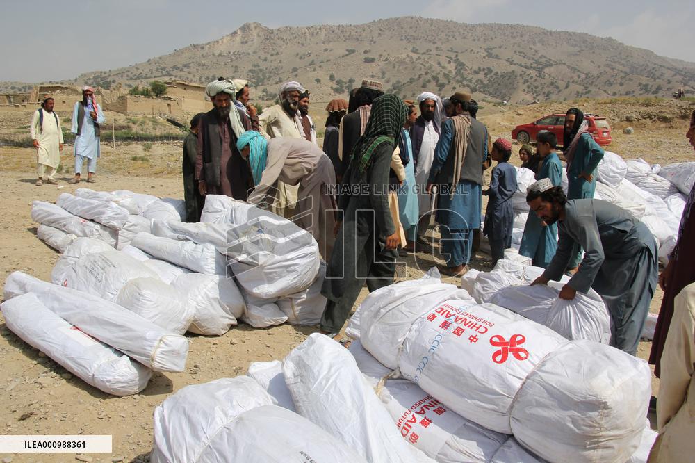 AFGHANISTAN-PAKTIKA-QUAKE-CHINA-AID