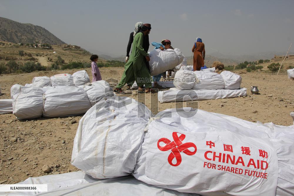 AFGHANISTAN-PAKTIKA-QUAKE-CHINA-AID