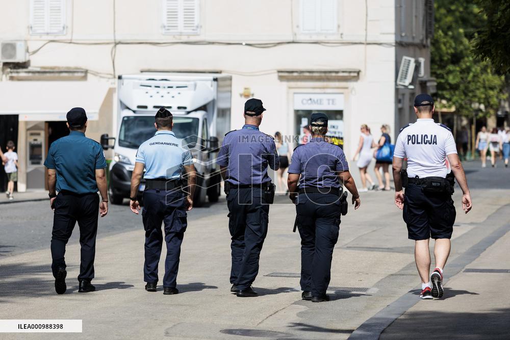 CROATIA-SPLIT-POLICE PATROL
