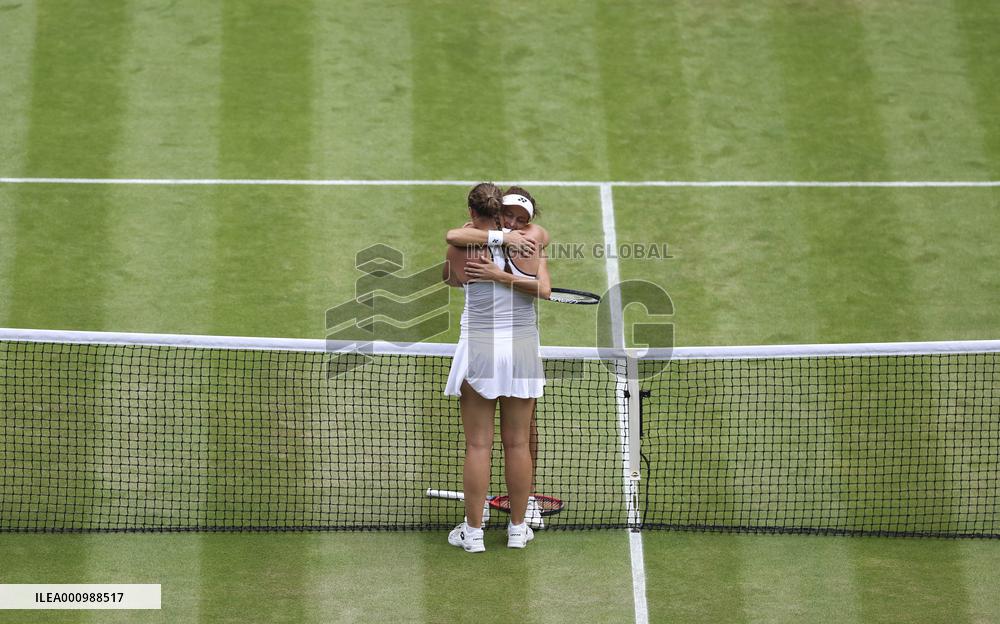 (SP)BRITAIN-LONDON-TENNIS-WIMBLEDON-WOMEN'S SINGLES-QUARTERFINALS