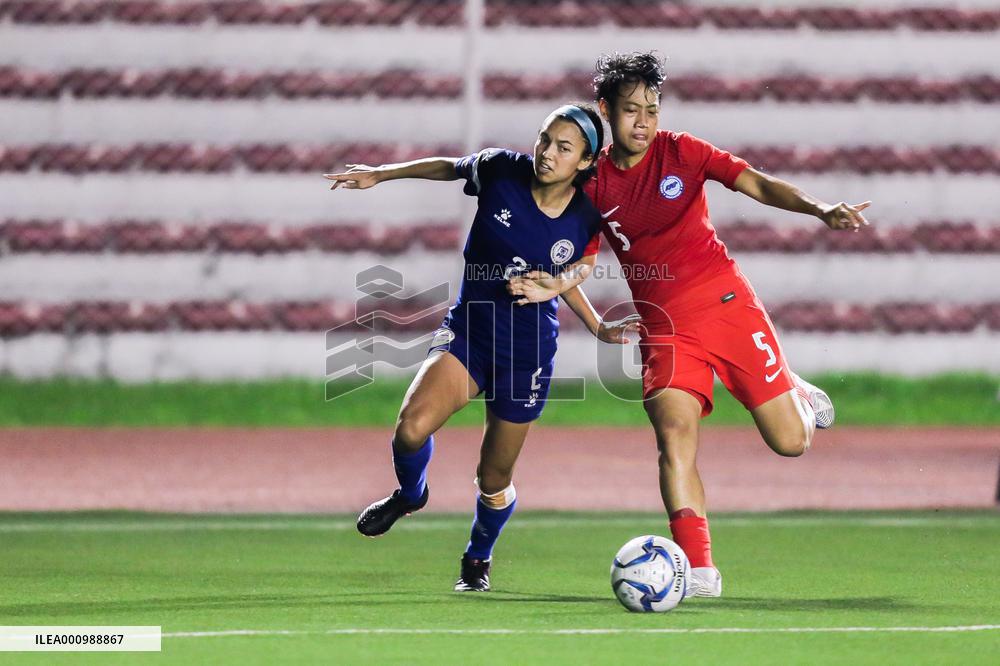 (SP)PHILIPPINES-MANILA-FOOTBALL-AFF WOMEN'S CHAMPIONSHIP-PHILIPPINES VS SINGAPORE