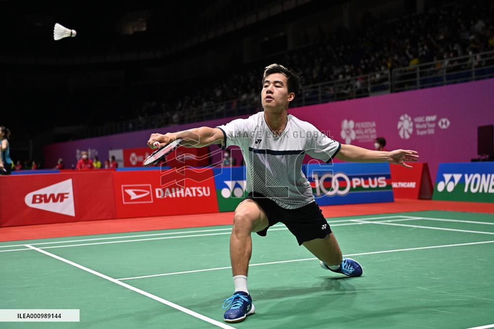 (SP)MALAYSIA-KUALA LUMPUR-BADMINTON-MALAYSIA MASTERS 2022-MEN'S SINGLES