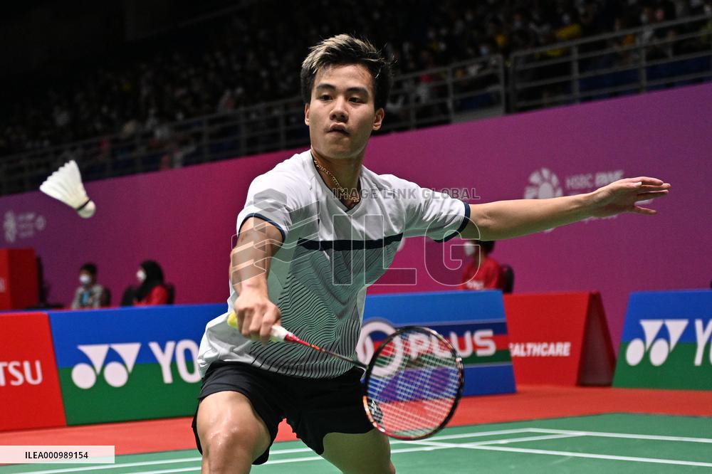 (SP)MALAYSIA-KUALA LUMPUR-BADMINTON-MALAYSIA MASTERS 2022-MEN'S SINGLES