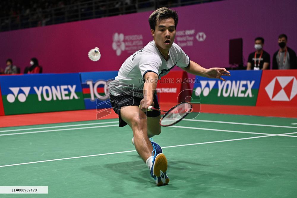 (SP)MALAYSIA-KUALA LUMPUR-BADMINTON-MALAYSIA MASTERS 2022-MEN'S SINGLES