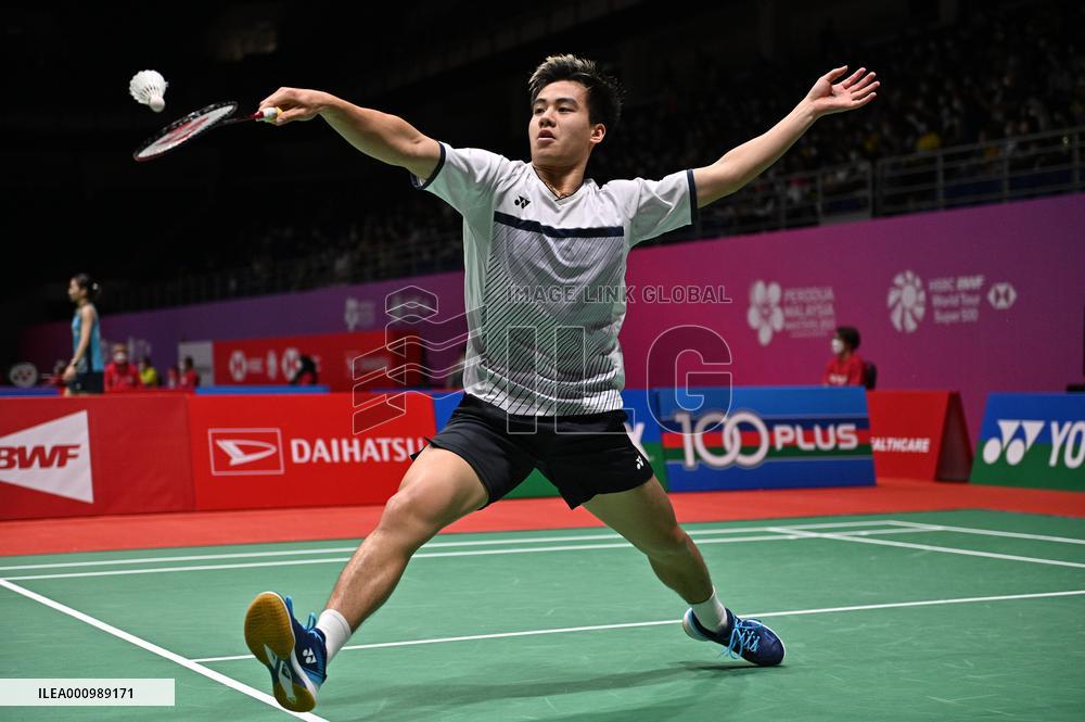 (SP)MALAYSIA-KUALA LUMPUR-BADMINTON-MALAYSIA MASTERS 2022-MEN'S SINGLES