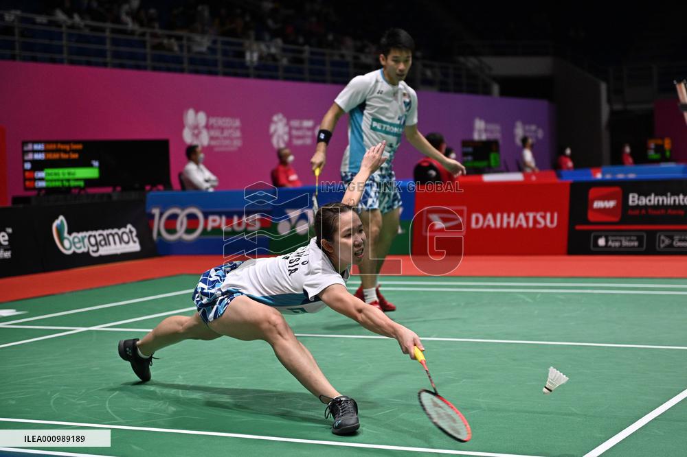 (SP)MALAYSIA-KUALA LUMPUR-BADMINTON-MALAYSIA MASTERS 2022-MIXED DOUBLES