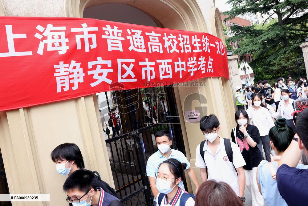 CHINA-SHANGHAI-COLLEGE ENTRANCE EXAM-START (CN)
