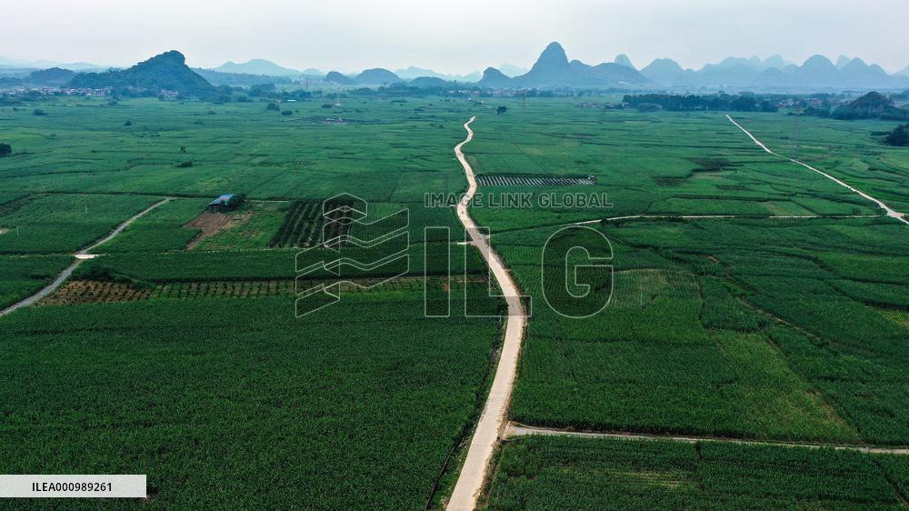 CHINA-GUANGXI-VILLAGES-AERIAL SCENERY (CN)