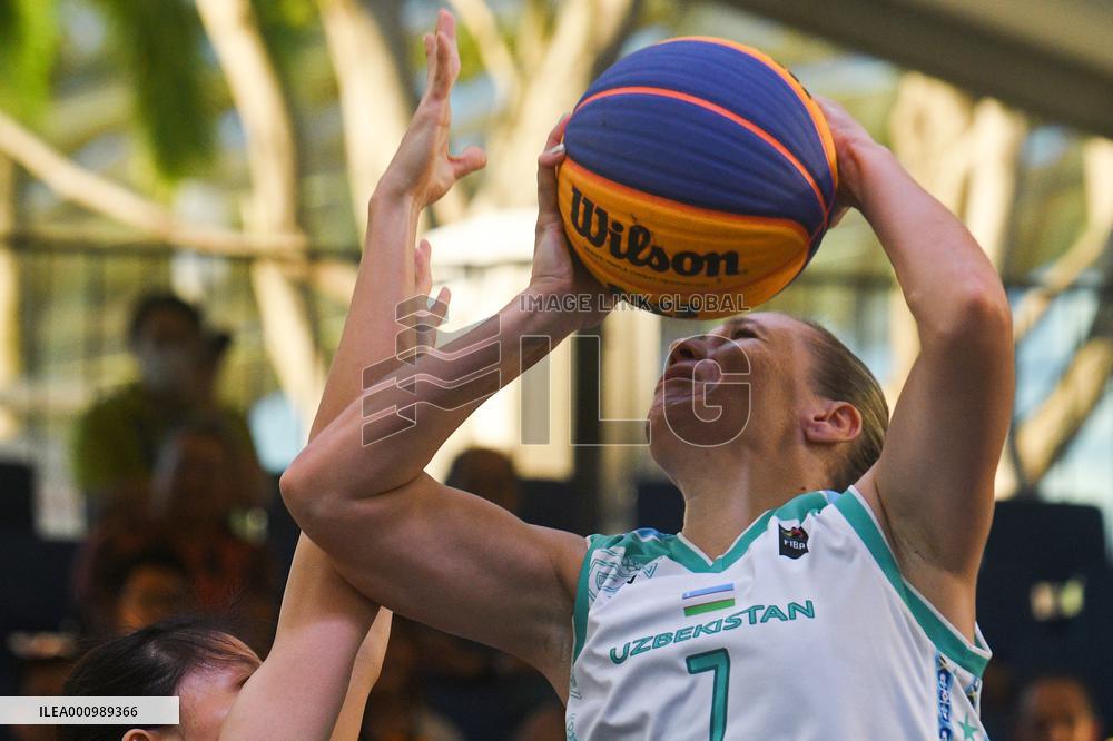 (SP)SINGAPORE-3X3 BASKETBALL-FIBA ASIA CUP-WOMEN-UZB VS MAS