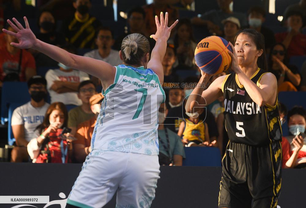 (SP)SINGAPORE-3X3 BASKETBALL-FIBA ASIA CUP-WOMEN-UZB VS MAS