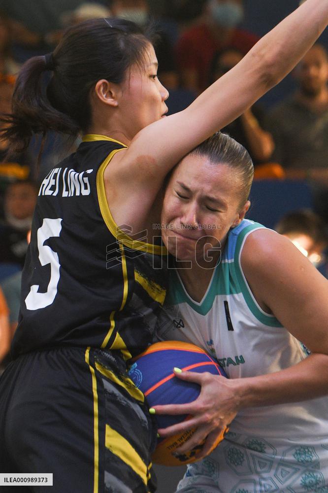 (SP)SINGAPORE-3X3 BASKETBALL-FIBA ASIA CUP-WOMEN-UZB VS MAS