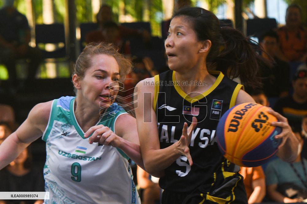 (SP)SINGAPORE-3X3 BASKETBALL-FIBA ASIA CUP-WOMEN-UZB VS MAS
