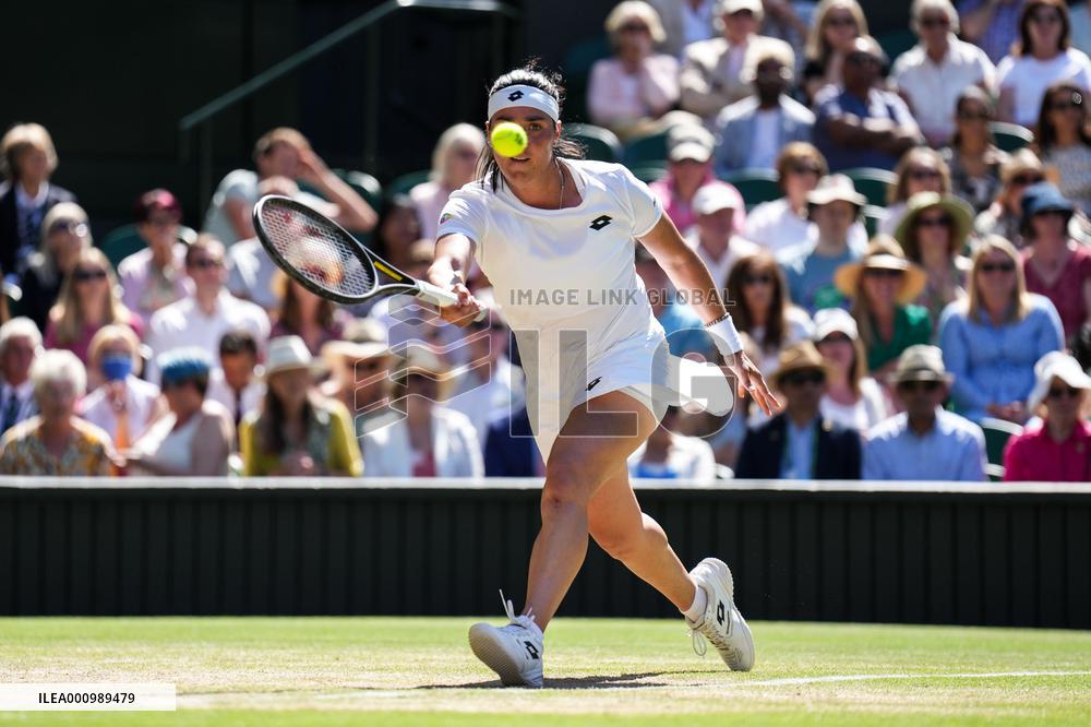(SP)BRITAIN-LONDON-TENNIS-WIMBLEDON-WOMEN'S SINGLES-SEMIFINALS