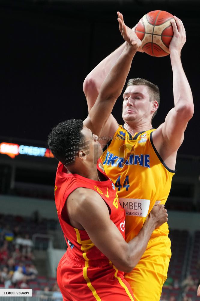 (SP)LATVIA-RIGA-FIBA BASKETBALL WORLD CUP 2023-QUALIFIERS-SPAIN VS UKRAINE