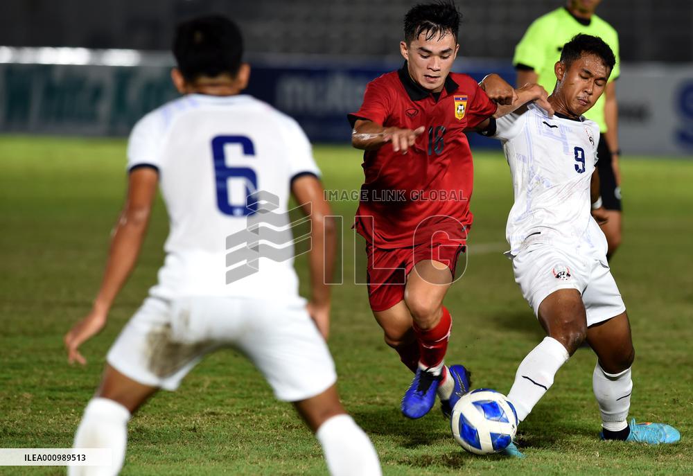 (SP)INDONESIA-JAKARTA-AFF-U19 BOYS CHAMPIONSHIP 2022-LAOS VS CAMBODIA