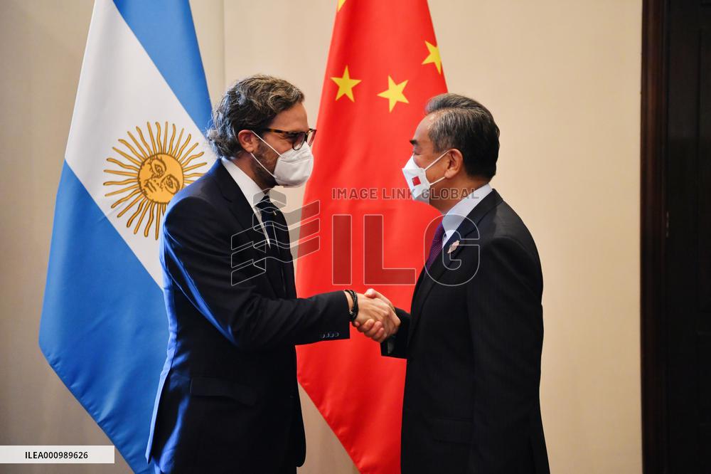 INDONESIA-BALI-CHINA-ARGENTINA-WANG YI-FM-MEETING
