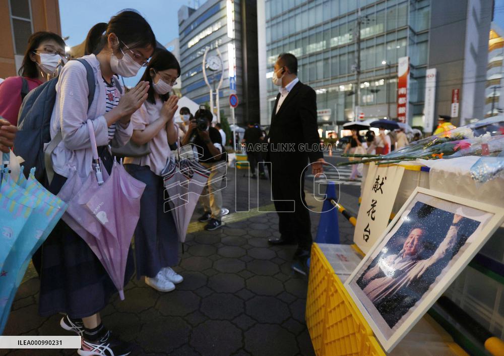 Day after ex-Japan PM Abe's assassination