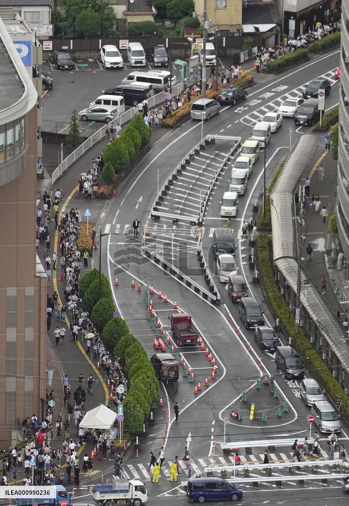 Day after ex-Japan PM Abe's assassination