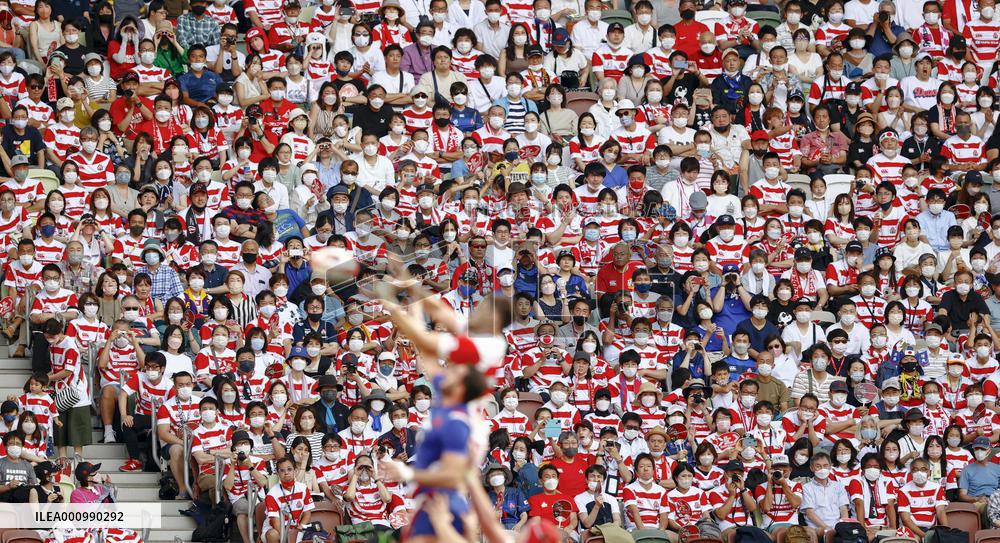 Rugby: Japan-France test match