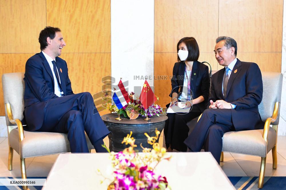 INDONESIA-BALI-CHINA-NETHERLANDS-WANG YI-MEETING