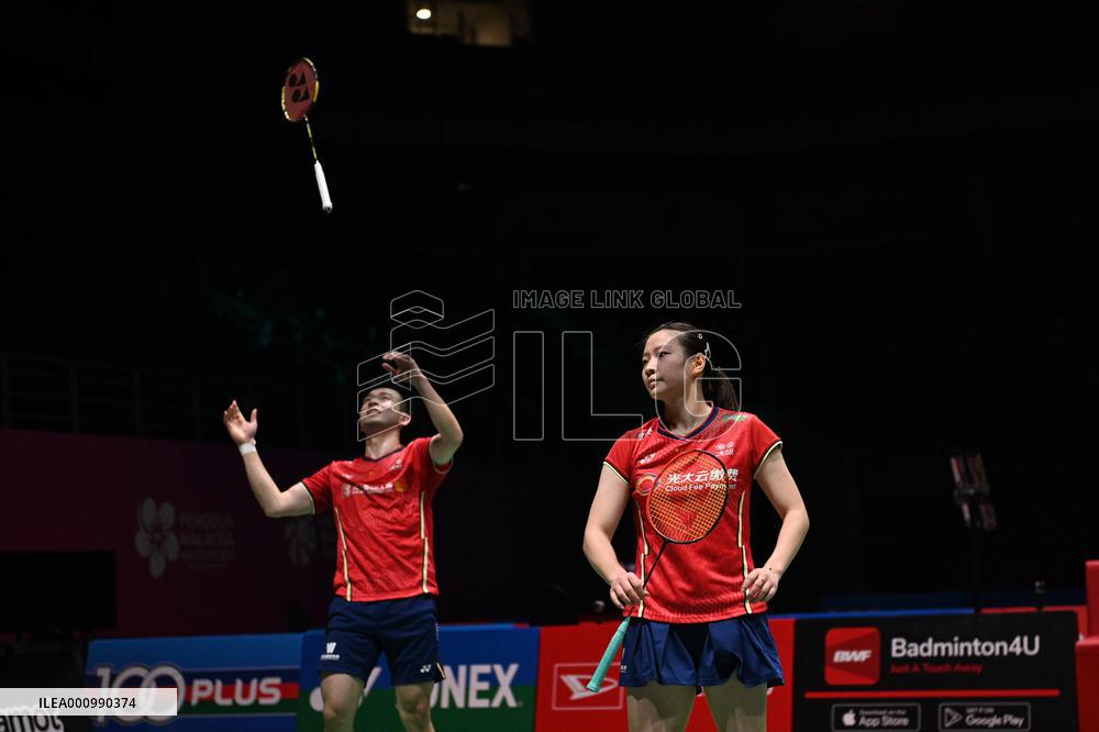 (SP)MALAYSIA-KUALA LUMPUR-BADMINTON-MALAYSIA MASTERS 2022-MIXED DOUBLES