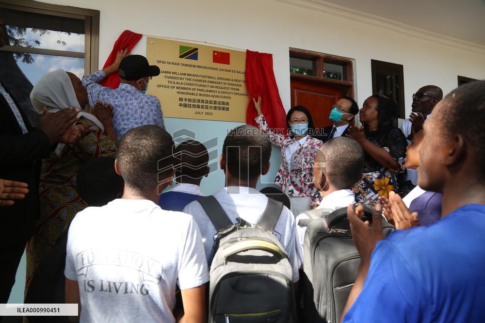 TANZANIA-DAR ES SALAAM-CHINA-SCHOOL FOOTBALL GROUND-RENOVATION