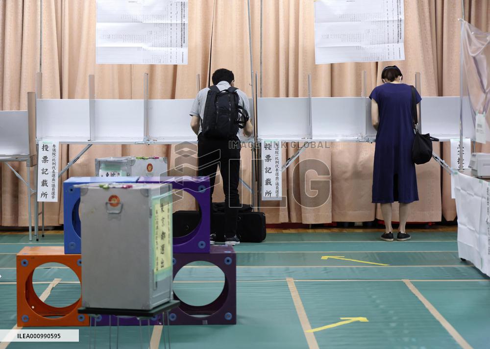 Japan's upper house election