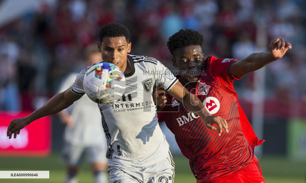 (SP)CANADA-TORONTO-SOCCER-MLS-TORONTO FC VS SAN JOSE EARTHQUAKES