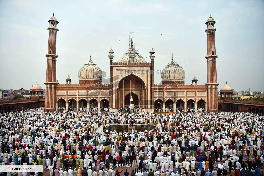 INDIA-NEW DELHI-EID AL-ADHA-PRAYER