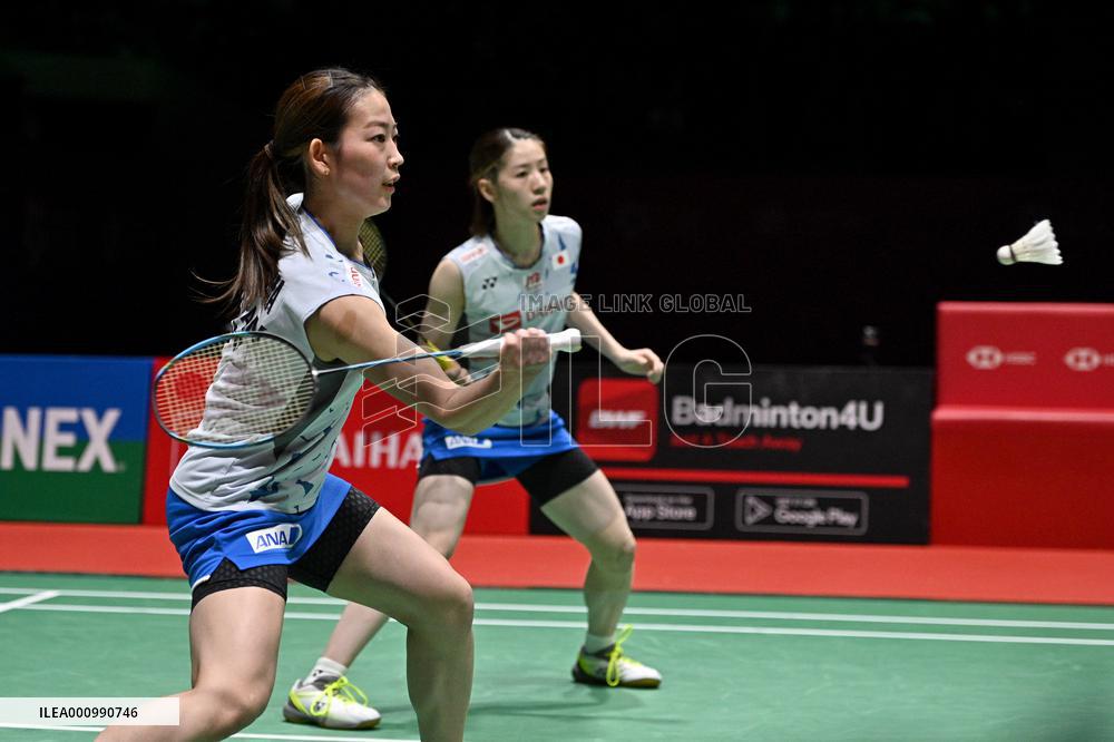 (SP)MALAYSIA-KUALA LUMPUR-BADMINTON-MALAYSIA MASTERS 2022-WOMEN'S DOULBES
