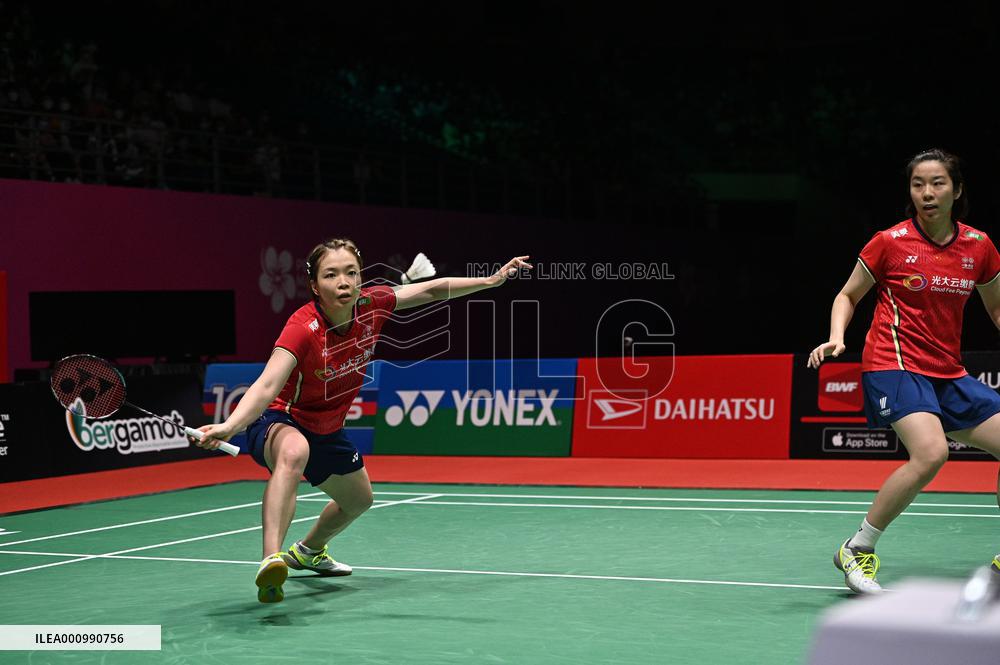 (SP)MALAYSIA-KUALA LUMPUR-BADMINTON-MALAYSIA MASTERS 2022-WOMEN'S DOULBES