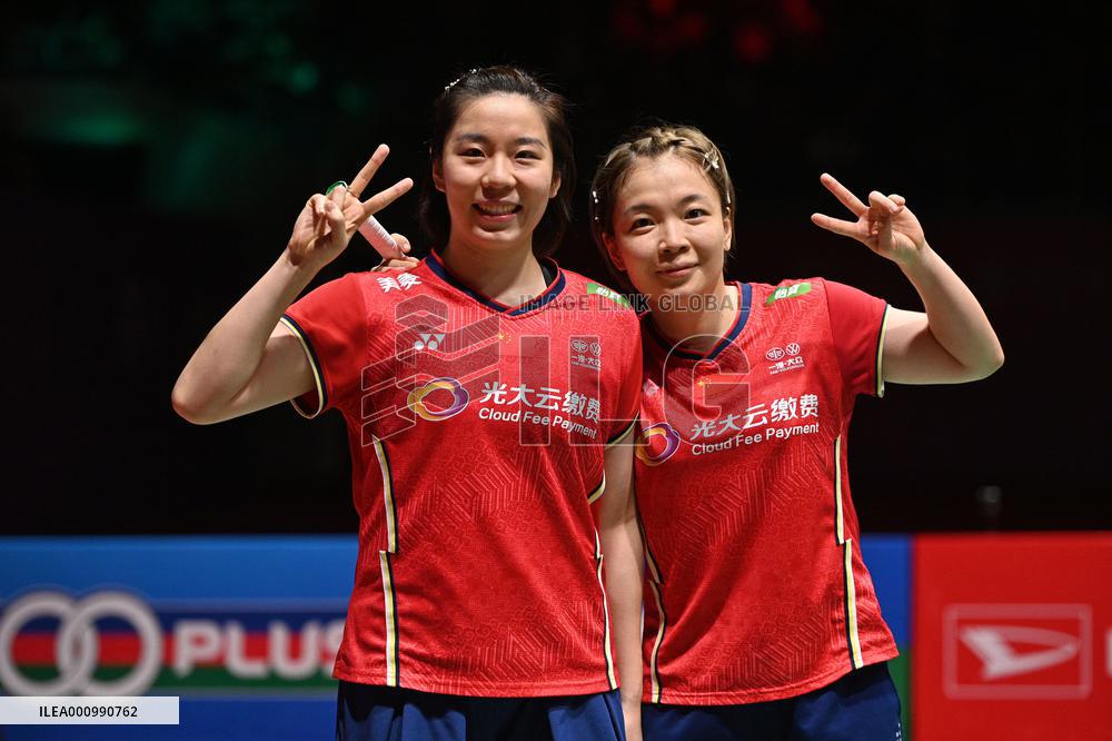 (SP)MALAYSIA-KUALA LUMPUR-BADMINTON-MALAYSIA MASTERS 2022-WOMEN'S DOULBES