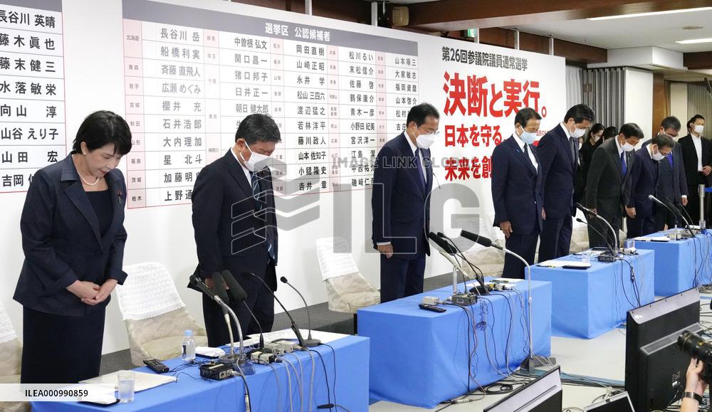 Japan upper house election