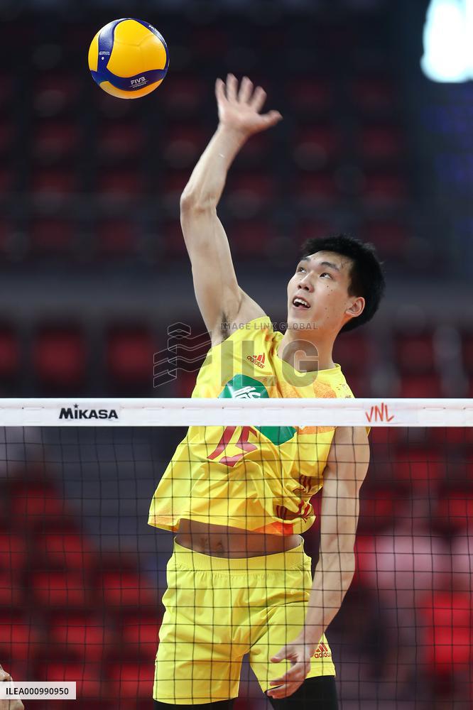 (SP)POLAND-GDANSK-FIVB VOLLEYBALL NATIONS LEAGUE-CHINA VS SERBIA