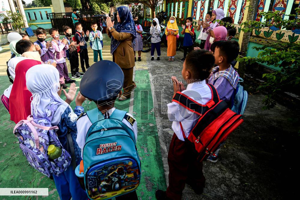INDONESIA-SOUTH TANGERANG-FIRST SCHOOL DAY