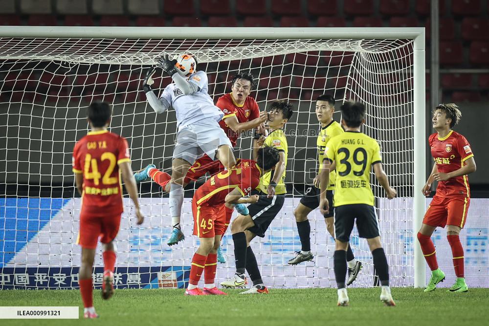 (SP)CHINA-DALIAN-FOOTBALL-CSL-HEBEI VS GUANGZHOU (CN)